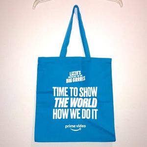 Amazon Prime Video’s ‘Lizzo’s Watch Out For the Big Grrrls’ Blue Canvas Tote
